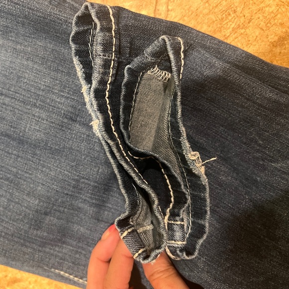 BKE  Buckle Harper Thick Stitch Skinny Denim Jeans Stretch 27R x 31 1/2” - Picture 7 of 9